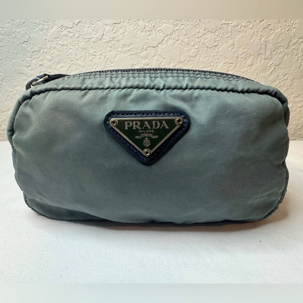 💥 SALE! 💥 PRADA Tessuto nylon x leather pouch,